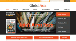Desktop Screenshot of globalasia.org
