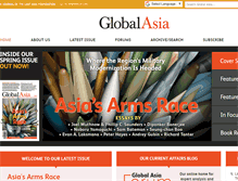 Tablet Screenshot of globalasia.org